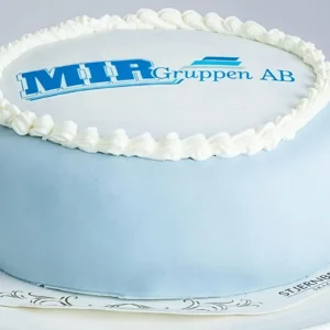 Personlig fototårta med egen bild från Eksjö Konditori i Gamla Stan