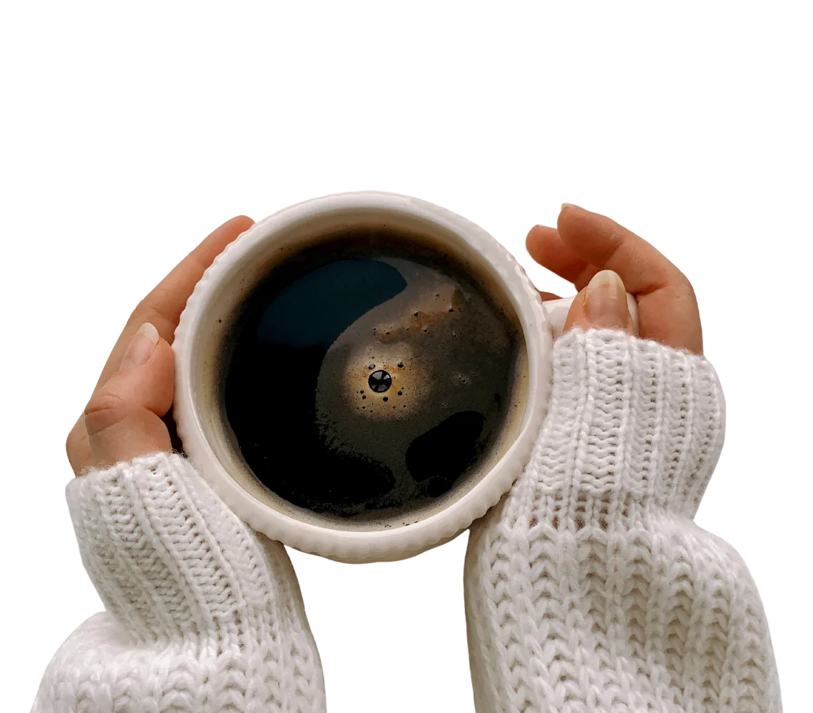 Vårt bryggkaffe – Nybryggt ekologiskt kaffe i en kopp på Eksjö Konditori i Gamla Stan