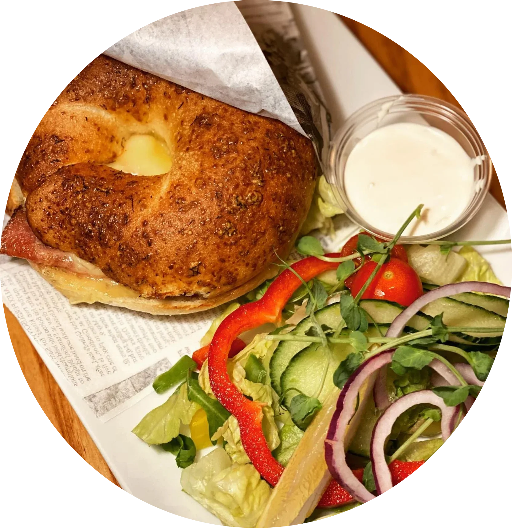 grillad-bagel-cream-cheese-lunch-eksjo-konditori-gamla-stan