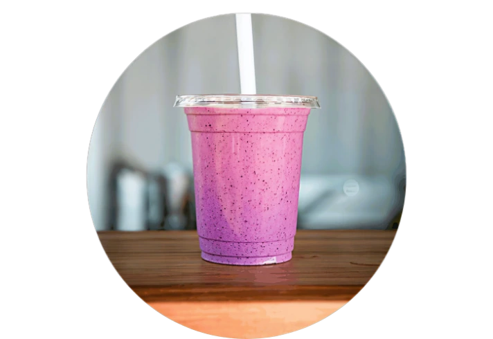 Smoothie hallon Eksjö Konditori – En fantastisk och krämig hallonsmoothie med vanilj-yoghurt i hjärtat av Eksjö
