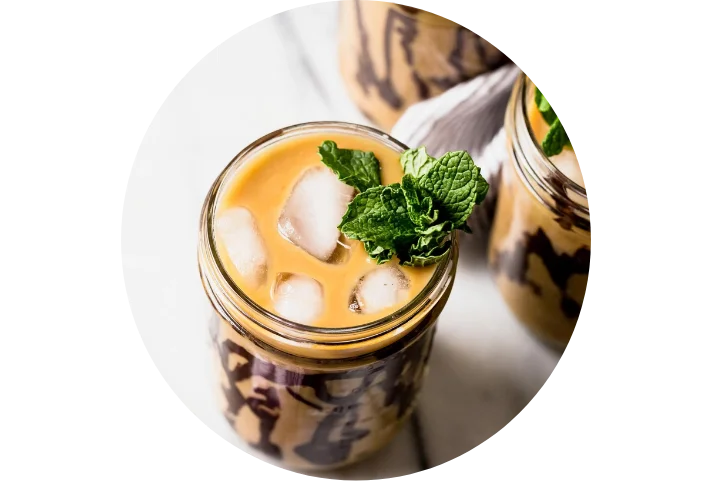 Mint Coffee Cold Eksjö Konditori – En fantastisk och svalkande iskaffedrink med Minttu och färsk mynta i hjärtat av Eksjö