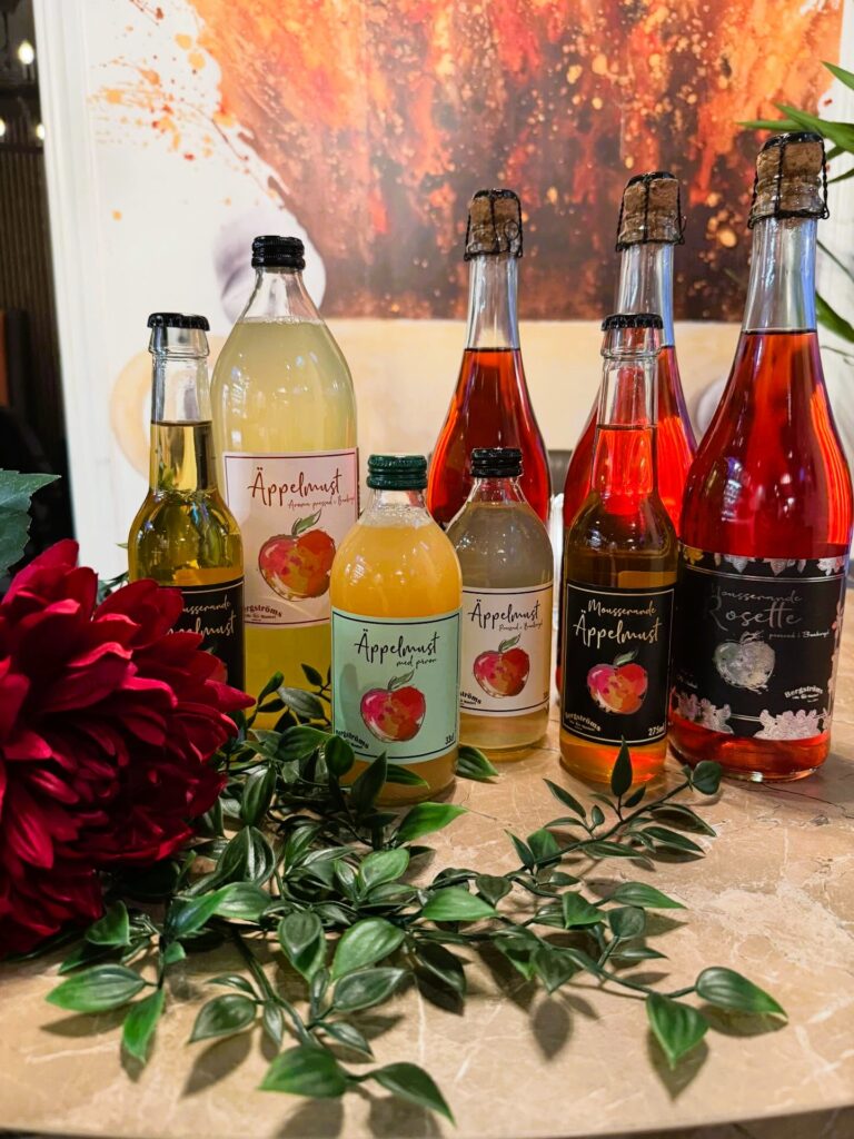 Eksjö Konditori – Fantastisk och lokal Bergströms äppelmust, handpressad med kärlek i hjärtat av Småland